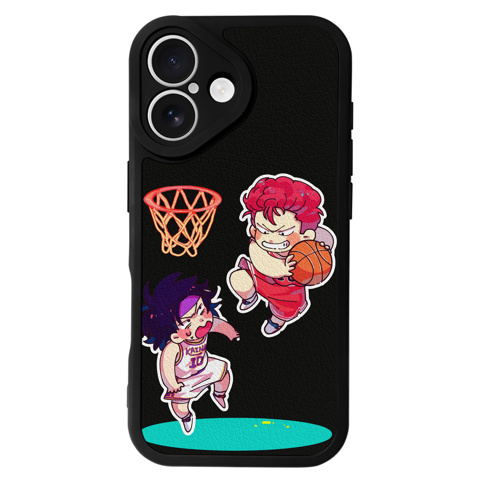 （画像用） SLAM DUNK／スラムダンク 【iPhone 16シリーズ対応】シリコンスマホケース（レザー調） 材質：シリコン